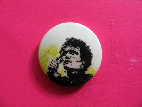 Adam ant vintage button pin - ,