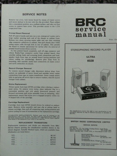Ultra 6028 stereophonic record - stereophonic,