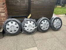 Four 16” Steel Wheels With