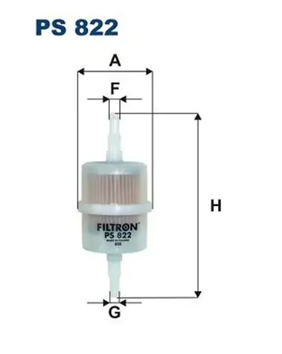 Fuel filter line ps - in-line,