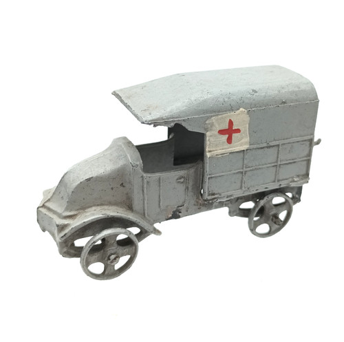 Toy military truck ambulance - ambulance,