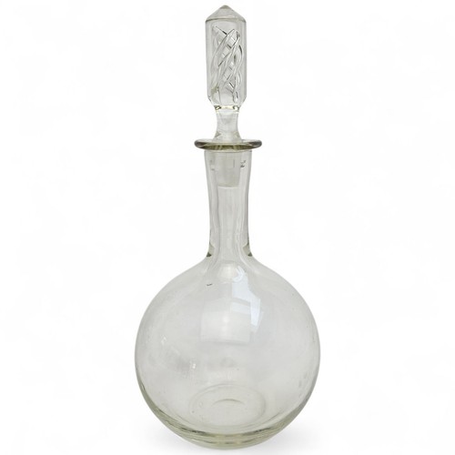 Glass decanter globe shape - decanter,