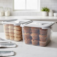 2 Large 15L Food Storage