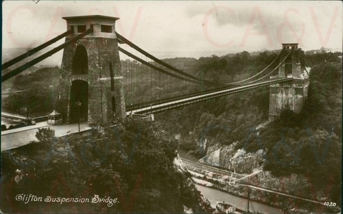 Clifton suspension bridge 1921 - suspension,