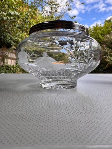 Vintage stuart crystal - stuart, rose