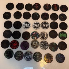 POGs WPF Slammers Bundle x41  Waddingtons Kini Vintage 90s Various Retro