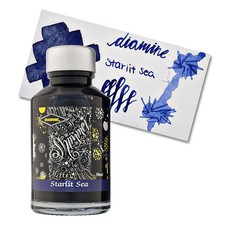 Diamine Shimmer Ink Starlit Sea - Silver Bottled Ink for Fountain Pens 50 ml
