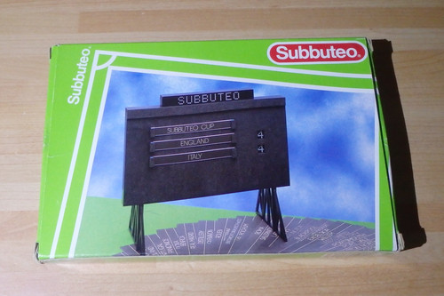 Subbuteo stadium scoreboard - subbuteo,