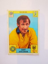 1970 Mexico 70 Kurt Axelsson Sverige Collector Football Card Original Vintage