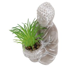  Buddha Potted Plants Decor Cement Garden Sculpture for Outside Garden