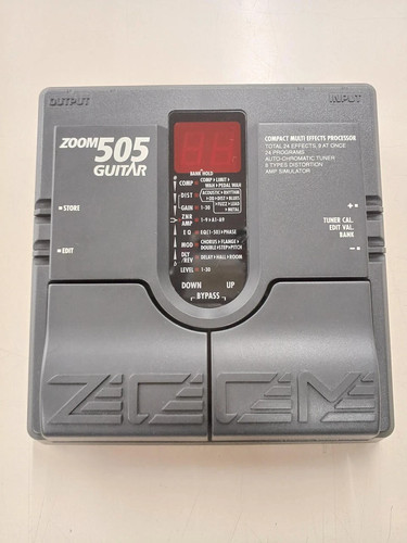 Zoom 505 guitar multi effect - zoom,