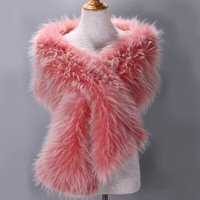 Women's Faux Fur Shawl Thicken