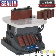 Sealey Oscillating Belt Spindle Bobbin Sander 230V 450W Woodwork Sanding