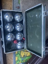 Metal Petanque Boules Set of 7 with case 