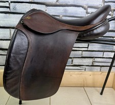 18” Wide Black Country Working Hunter Saddle - Brown