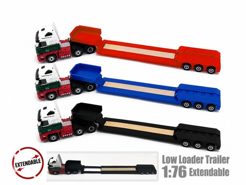 Extendable low loader - 1:76,