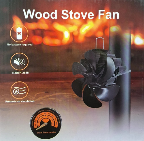 Heat powered log burner - heat, stove