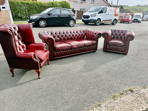 Vintage oxblood leather - vintage,