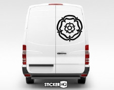 Yorkshire Rose sticker/decal car/van/camper/caravan vw fiat ford peugeot adria