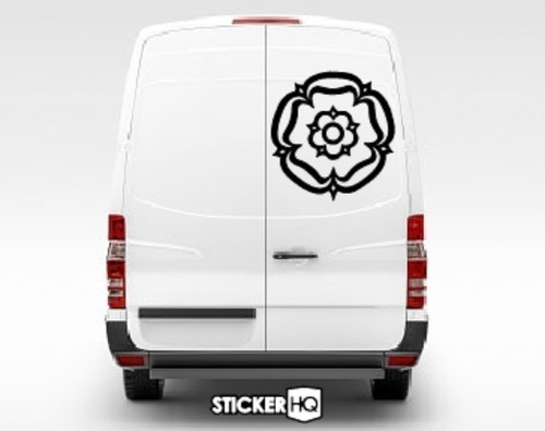 Yorkshire rose sticker decal - yorkshire, sticker/decal