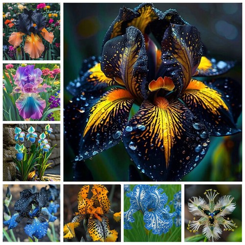 50pcs bearded iris seeds - 50pcs,