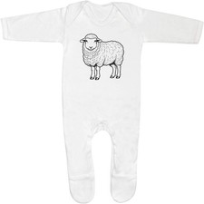'Cotswold Sheep' Baby Romper