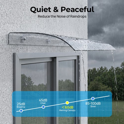 120 40cm awning - 120*40cm, rain