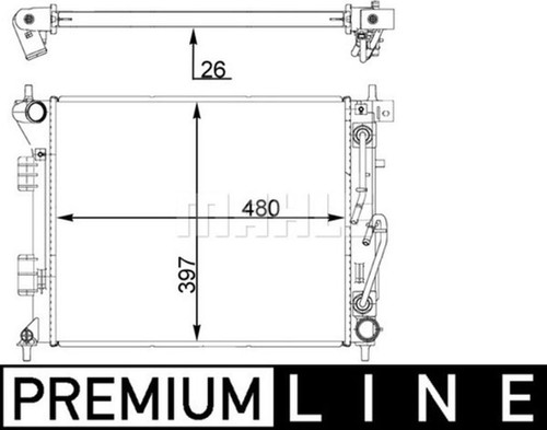 Mahle premium line - line, coolant