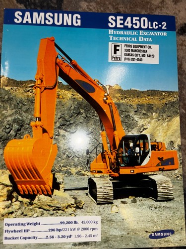 Samsung se450lc hydraulic - samsung,