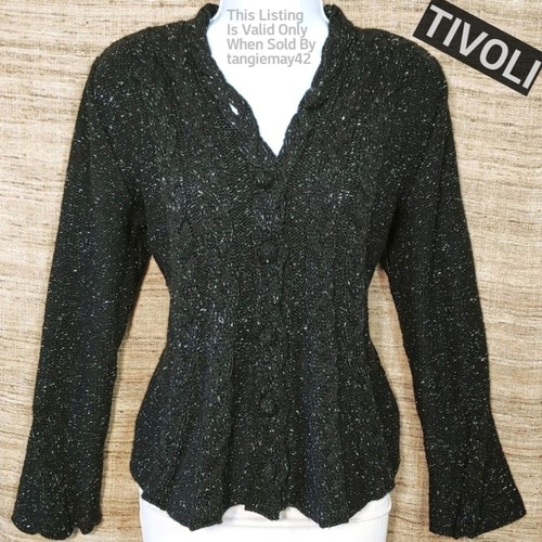 Tivoli black fleck wool - tivoli,