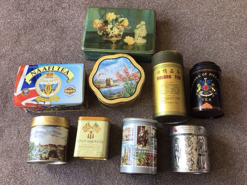 Vintage empty tins - vintage,