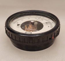 ANTIQUE ANEROID BAROMETER BR-52 1964 PRECISE BAKELITE USSR