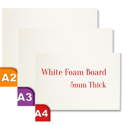 5mm thick white - 5mm, foam