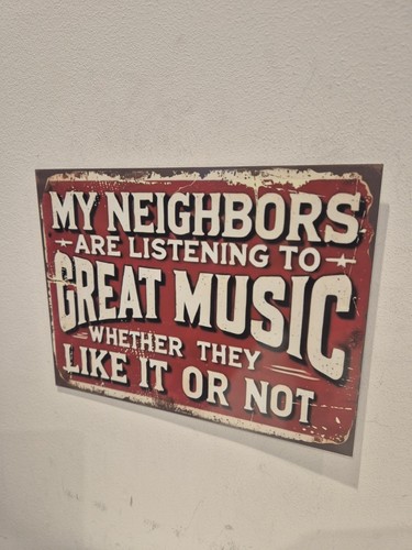 Neighbors are listening to - my,