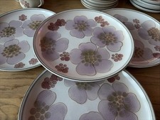 ⭐️NEW⭐️ 4 x DENBY Gypsy Stoneware Dinner Plates 25.5cm / 10” Gorgeous SET 2