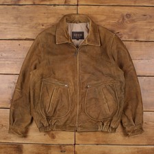 Vintage Izod Leather Jacket L