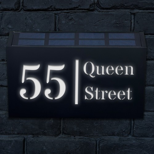 Personalised led solar house - personalised,