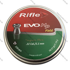 Rifle airgun pellets  EVO HP Field .22/5.50mm  (Qty 250) L1374