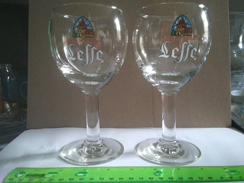 Leffe belgian beer glasses - beer, set