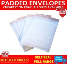 WHITE PADDED BUBBLE ENVELOPES