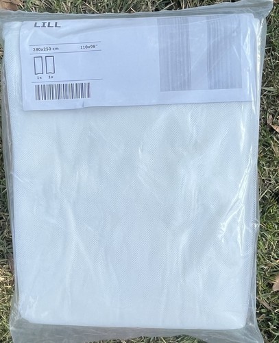 Ikea lill curtains sheer white - sheer,