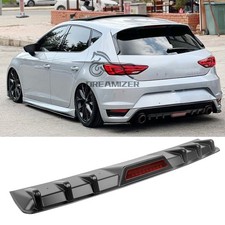 Black Rear Bumper Diffuser Lip
