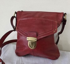 Marks and Spencer Red Leather