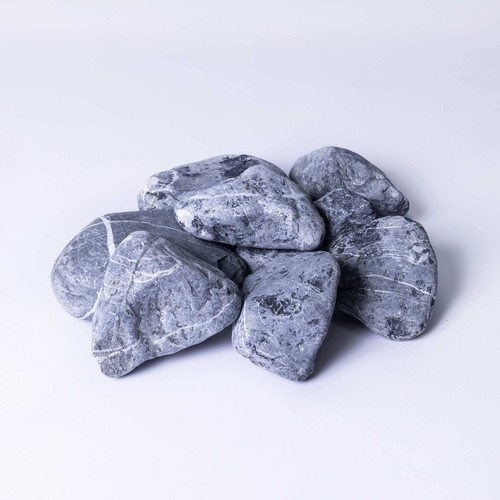 Garden stones black pebbles - stones,