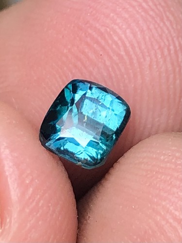 Natural blue tourmaline - blue,