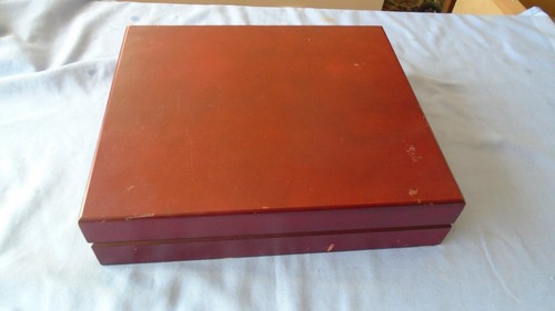 Mahogany cutlery box wood - box,