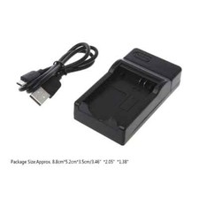 USB Battery Charger For Canon LP-E5 LC-E5 1000D 450D 500D Kiss F & X2 Rebel Xsi
