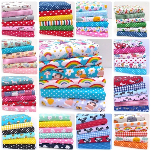 Poly cotton fabric bundles fat - cotton,