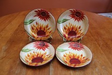 Pfaltzgraff Evening Sun Hand Painted 6" dia. Bread & Butter Plates Set of 4 EUC