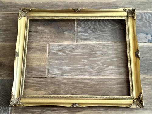 Gold rococo style picture - rococo,